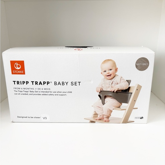 Stokke Tripp Trapp Baby Set in Hazy Grey - Picture 7 of 7